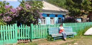 In Bolschoije Koty, einem abgeschiedenen Dorf am Baikalsee - Russland 2014