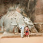 Löwenterrasse des Sigiriya - Sri Lanka 1994